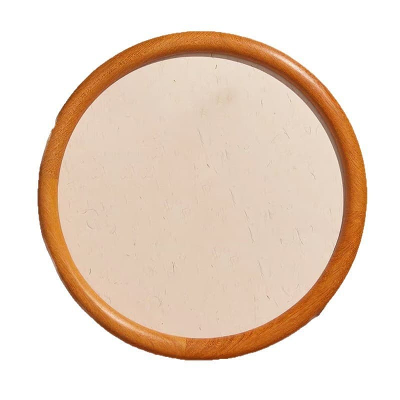 Solid wood round photo frame solid wood round frame advanced picture frame photo frame commemorative frame round wooden frame solid wood back frame