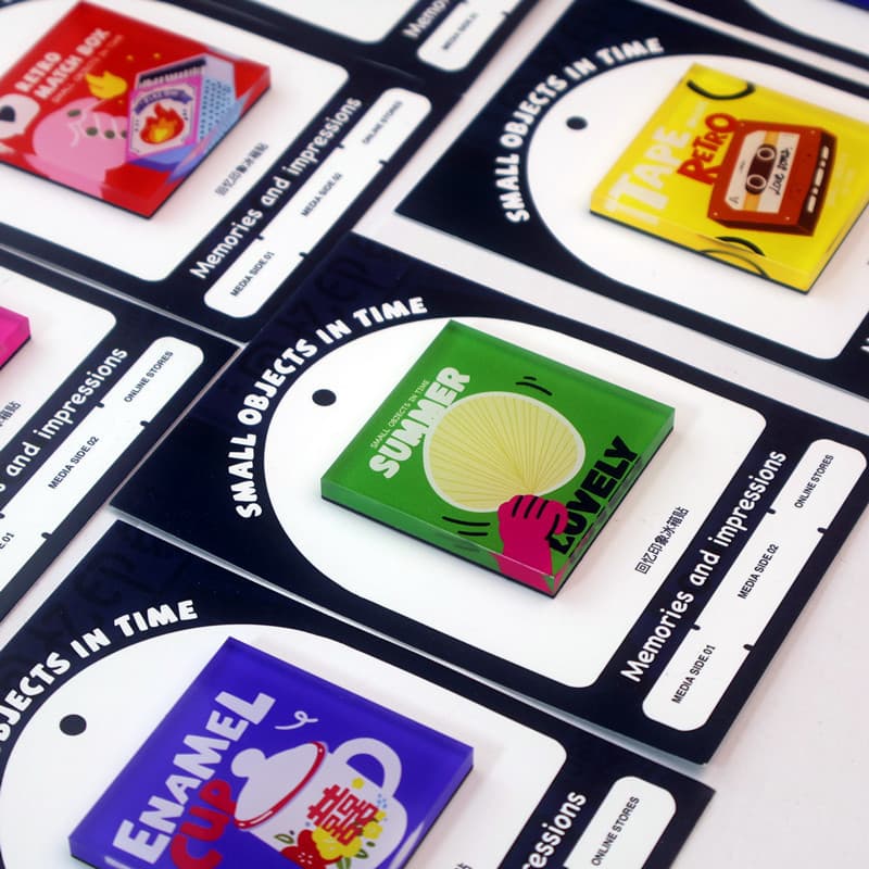 Customized acrylic refrigerator magnets, DIY soft magnetic refrigerator magnets, custom-made creative epoxy refrigerator magnets.