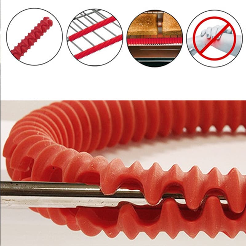 Silicone heat insulation strips Silicone thread strips Oven heat insulation and anti-scalding strips Temperature-resistant heat insulation and anti-scalding strips