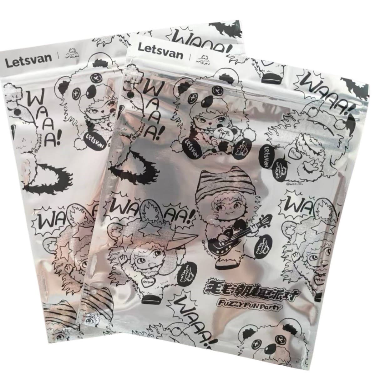 Factory direct sales of WAKUKU packaging blind bags, blind boxes, plush toys, self-sealing bags, empty bags, small color boxes, paper boxes, and large boxes.