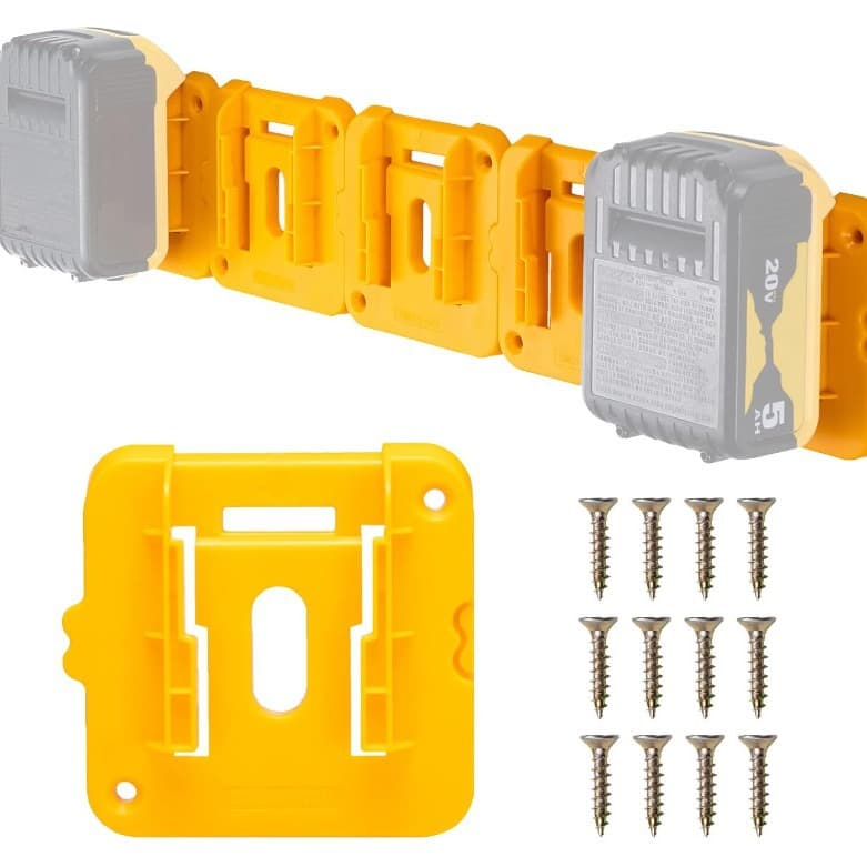 Suitable for Dewalt 20V/60V battery holders and DCB200 battery holders/hooks.