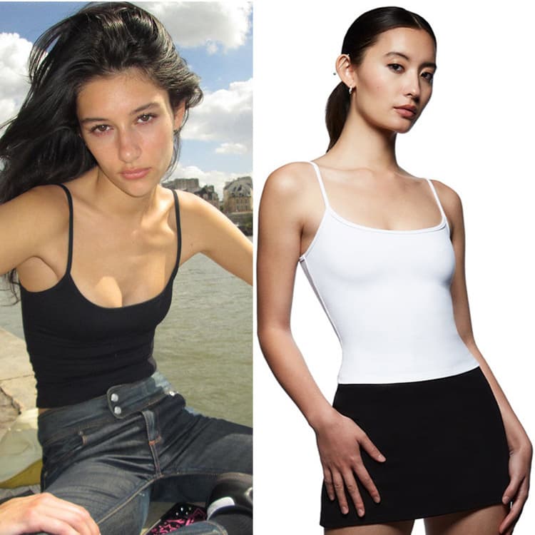Stock Available Tankair Spicy Girl Basic Elastic Quick Dry Top Running Fitness Vest Inner Base Layer Small Tank Mixed Fabric