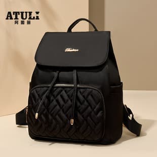 Women's Backpack 2025 New Style Fashion School Bag Casual Oxford Cloth Bag Cross-border Large Capacity Student Travel Backpack Trendy