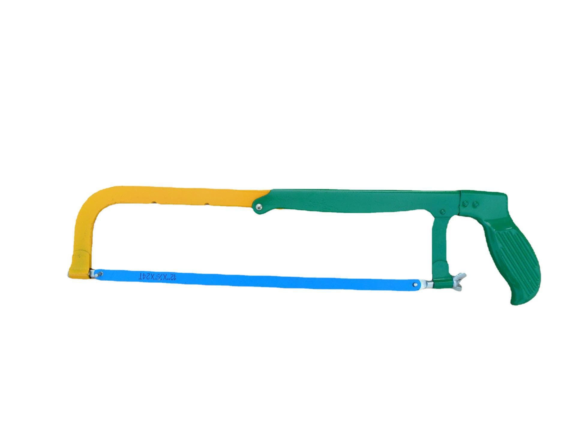Hacksaw Frame Adjustable Hacksaw Frame Movable Saw Frame Thickened Powder-Coated Saw Frame 8-12 Inch Saw Bow