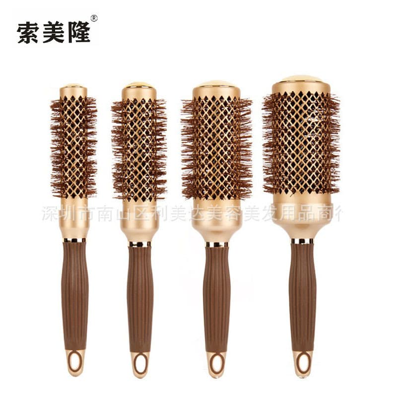 Ceramic Styling Comb Curling Brush Hair Styling Comb Beauty Supplies Wholesale