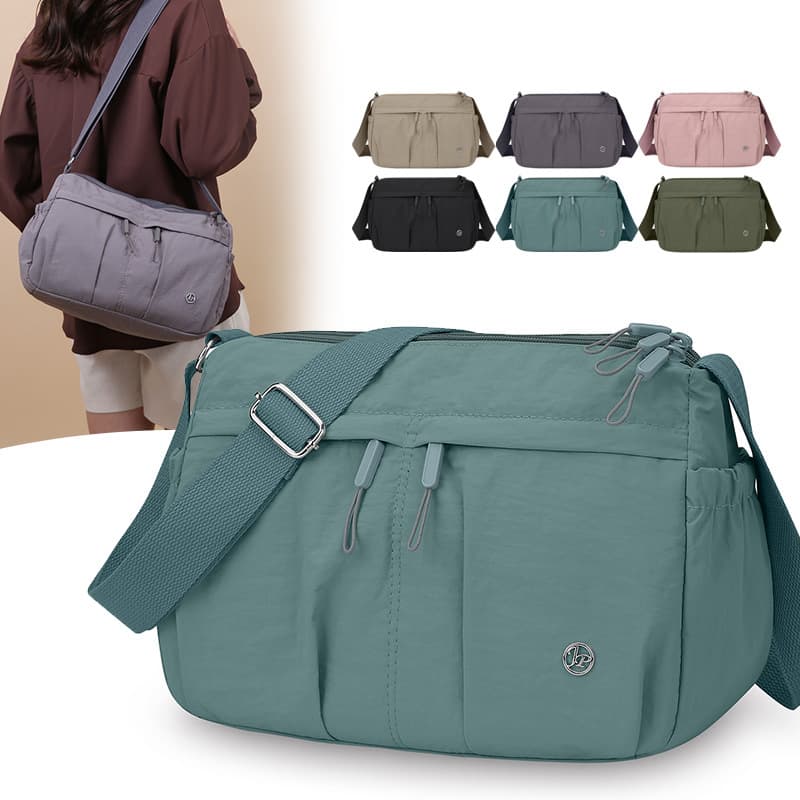 Cross-border Niche Fashion Bag New Lightweight Travel Sports Nylon Bag Multi-pocket Large Capacity Shoulder Crossbody Bag