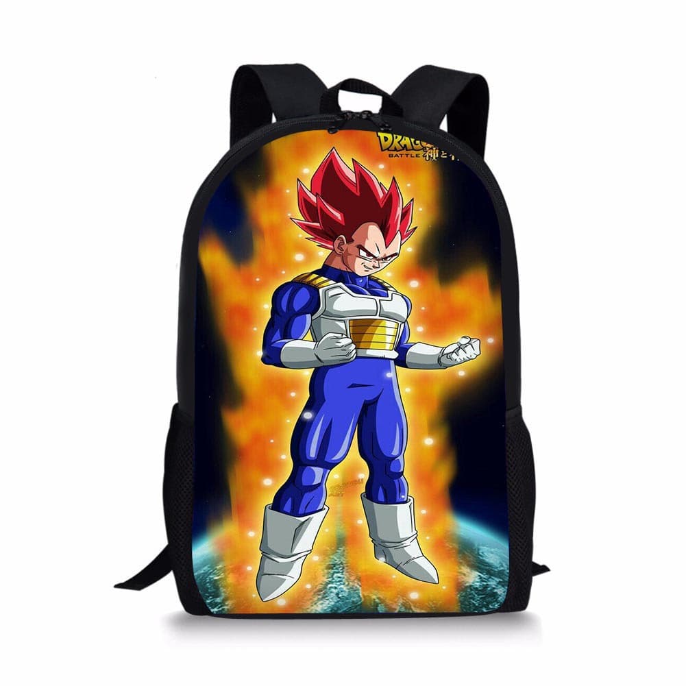 Cross-border hot selling pictures and customized Dragon Ball youth elementary school students men and women backpacks travel bags black edge school bags