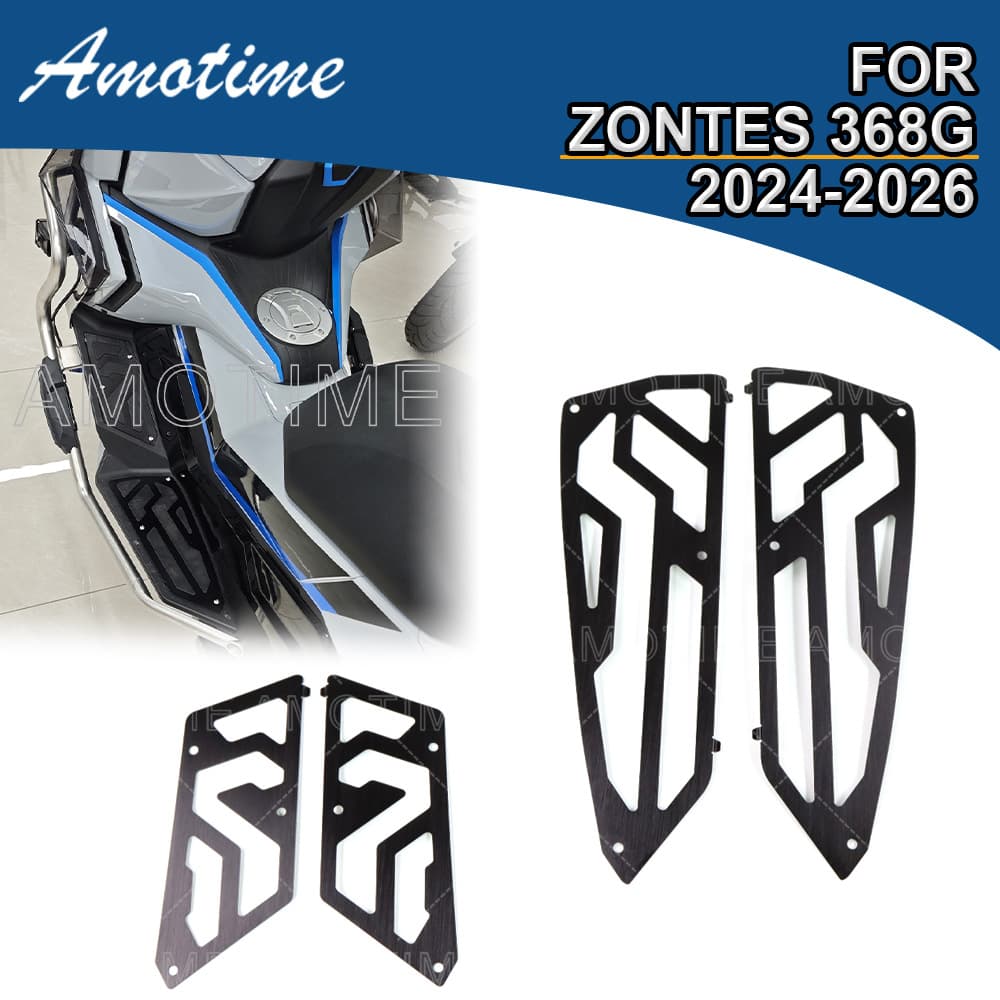 For ZONTES 368G Footrest Decorative Footpeg Rubber Pad Pressure Plate Aluminum Alloy Footrest Anti-Slip Foot Pad