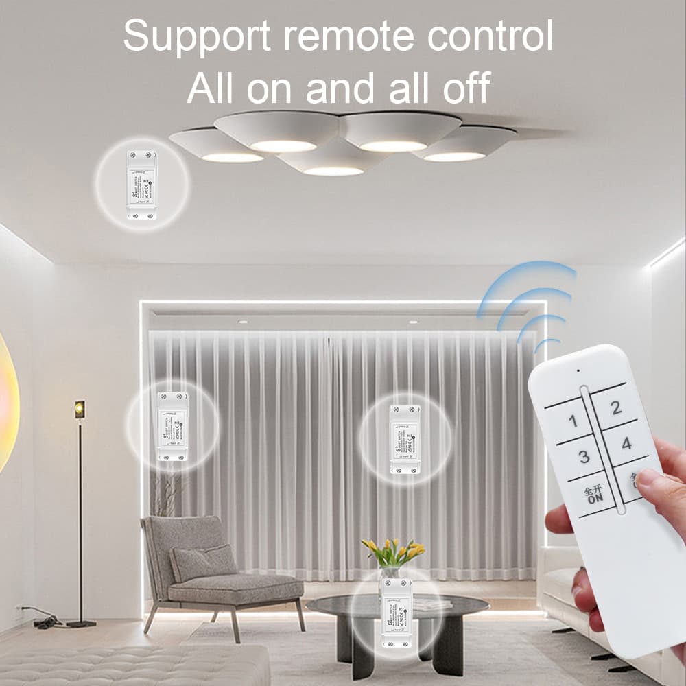 WiFi Relay Wireless Remote Switch No Wiring Required Ewelink Smart Conversion Module APP Timer Remote Control