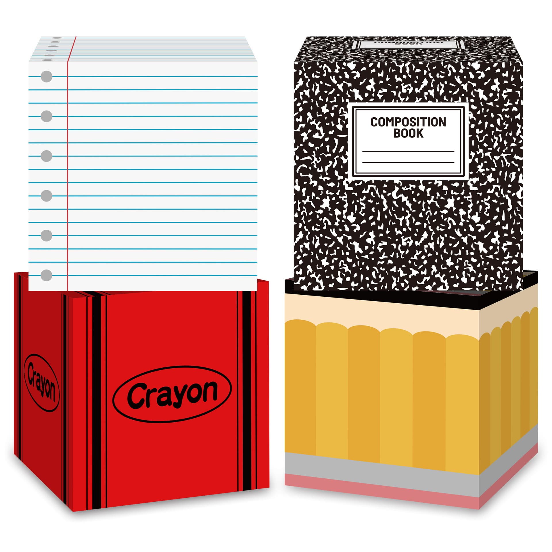 Back-to-School Theme Party Decoration Supplies, Games, Campus Classroom Venue Decoration Party Box