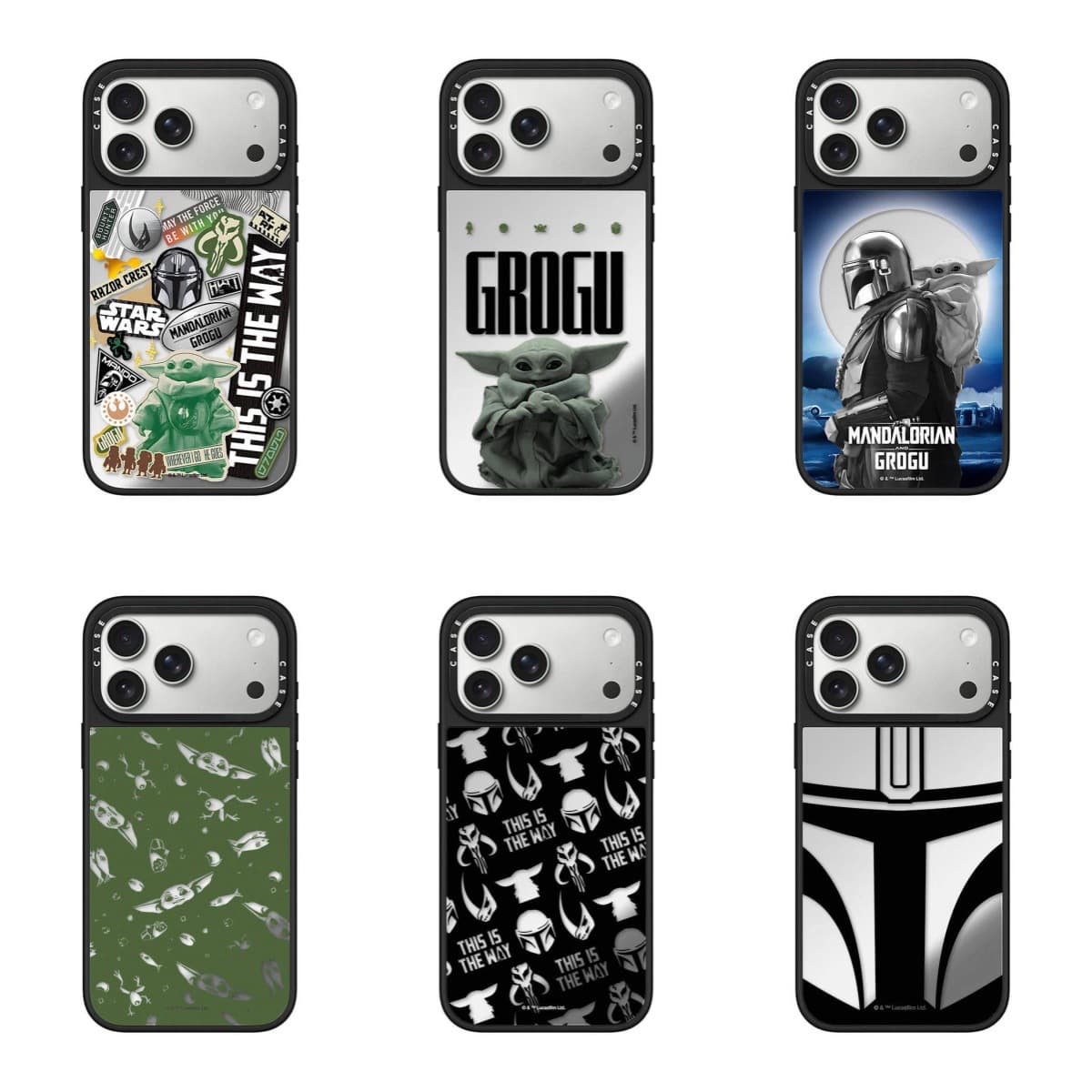 Star Wars Mandalorian and Grogu Collaboration iPhone 17 Pro Phone Case Compatible with Apple 16 Pro