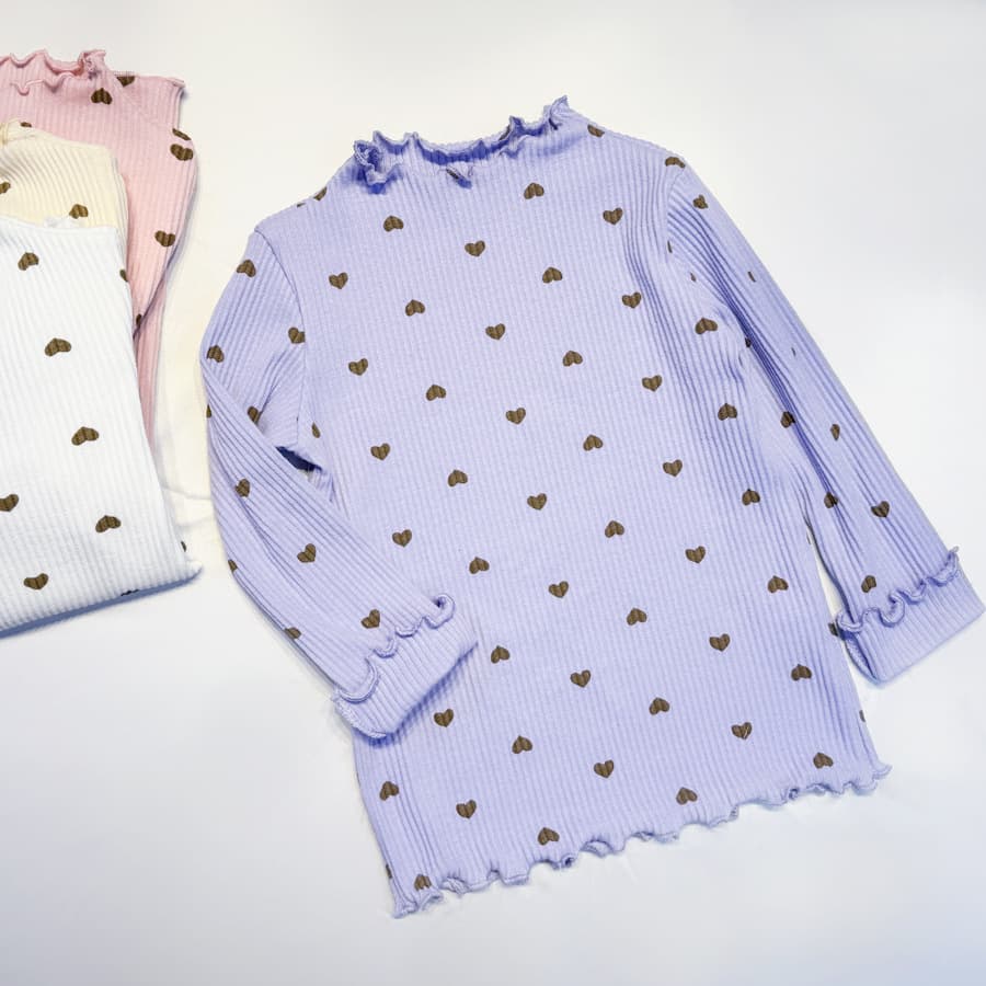 Pure Cotton Girls' Base Layer Top Children's Long Sleeve Undershirt Baby Spring Autumn Inner Layer Girls Class A Close-Fitting Underwear