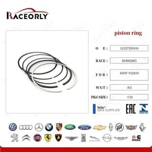 Improved Piston Ring Set for BMW Engine N52 N51 11257559434,11257547838