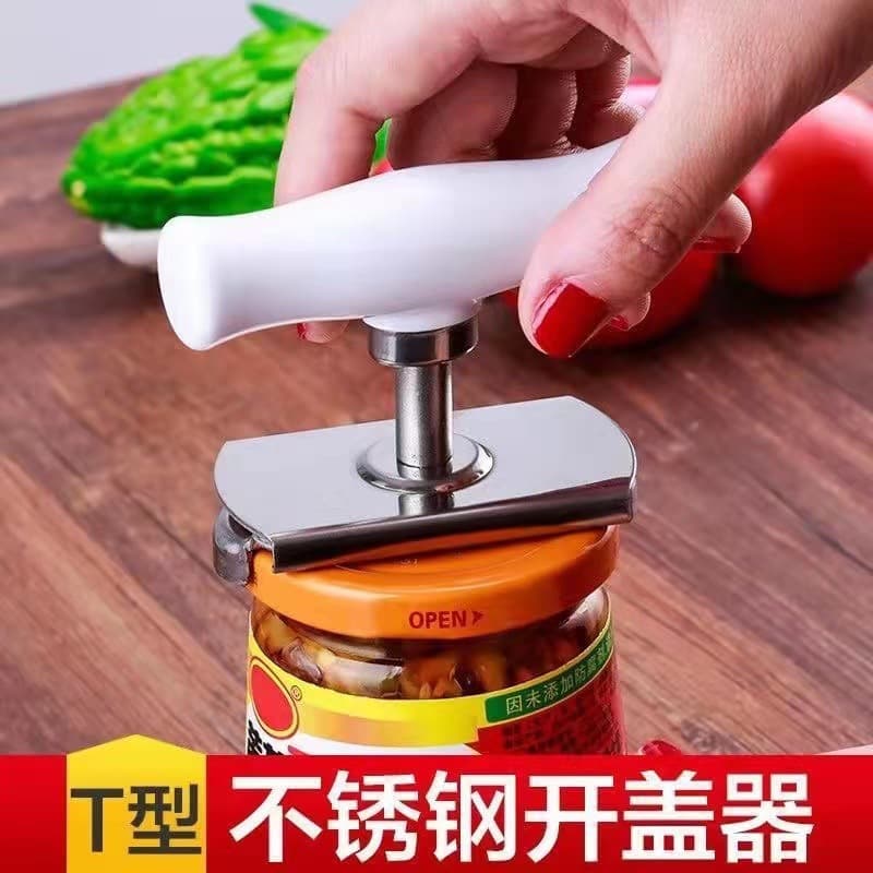 Stainless Steel Effortless Lid Twister Jar Opener Glass Jar Lid Opener Bottle Cap Opener Twist Tool