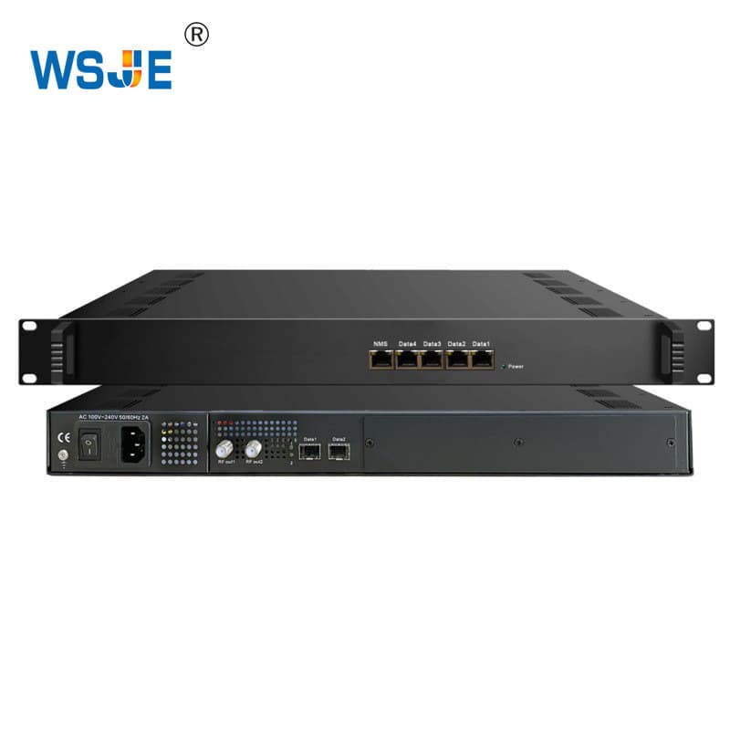 24-Channel IP QAM Modulator Cable TV Headend Equipment IP to DVB-T