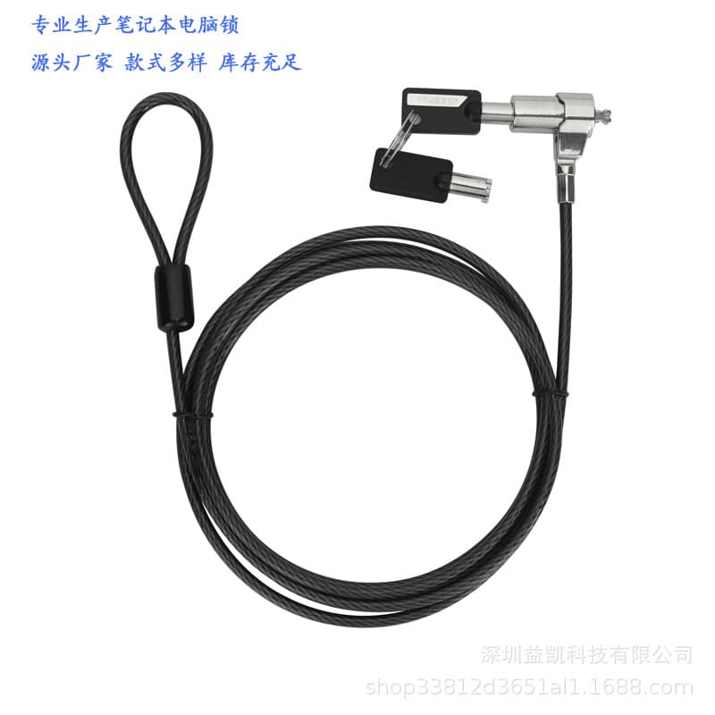 Laptop Lock Key Lock Anti-Theft Laptop Anti-Lost Lock Mini Lock Hole Portable Notebook Lock