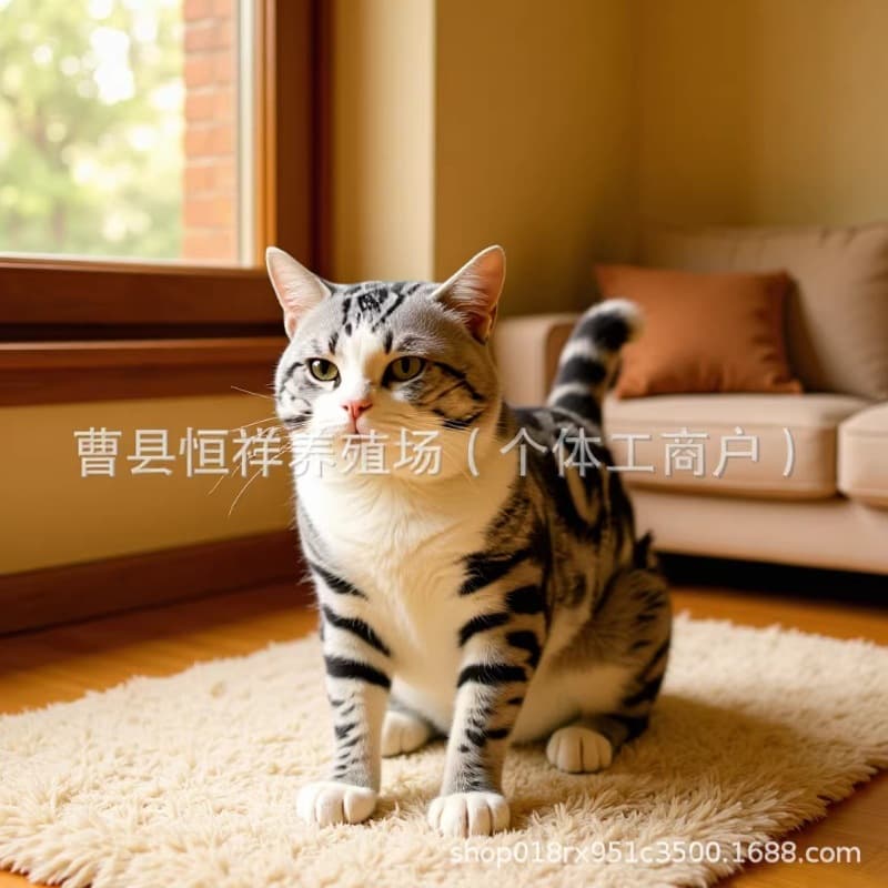 Pet cats, kittens, live animals, kittens with beautiful short hair and white cheese, live animals, beautiful short haired cats, kittens with beautiful short hair spots.