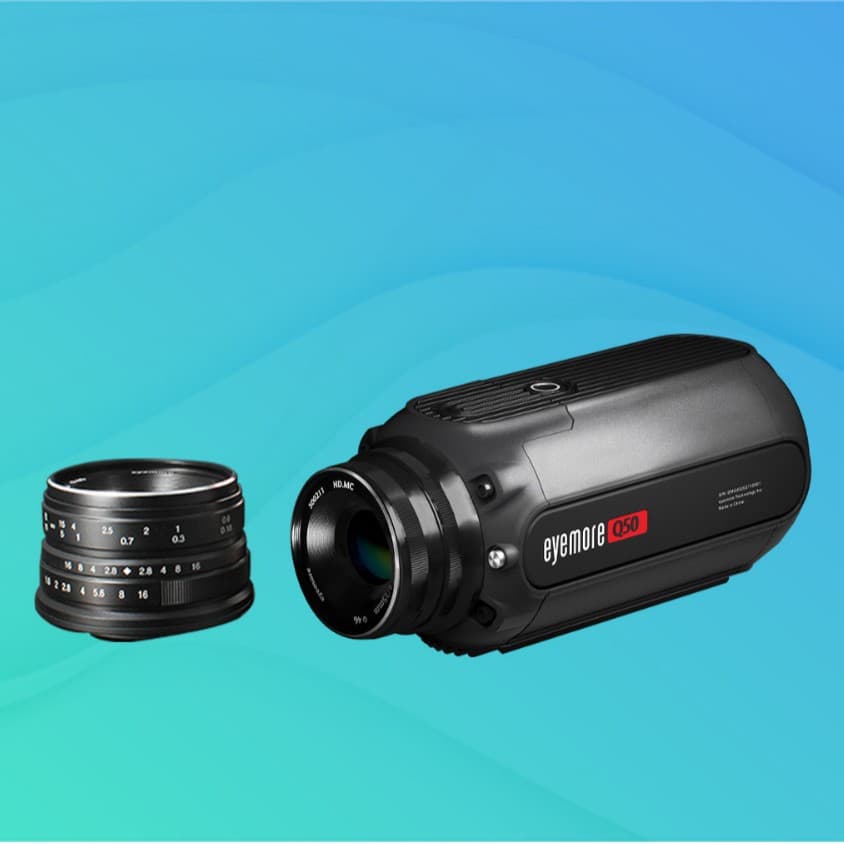 eyemore Q50 Cinema-Grade HD Live Streaming Camera Professional Recording, Course Recording, Live Streaming with Extended Battery Life