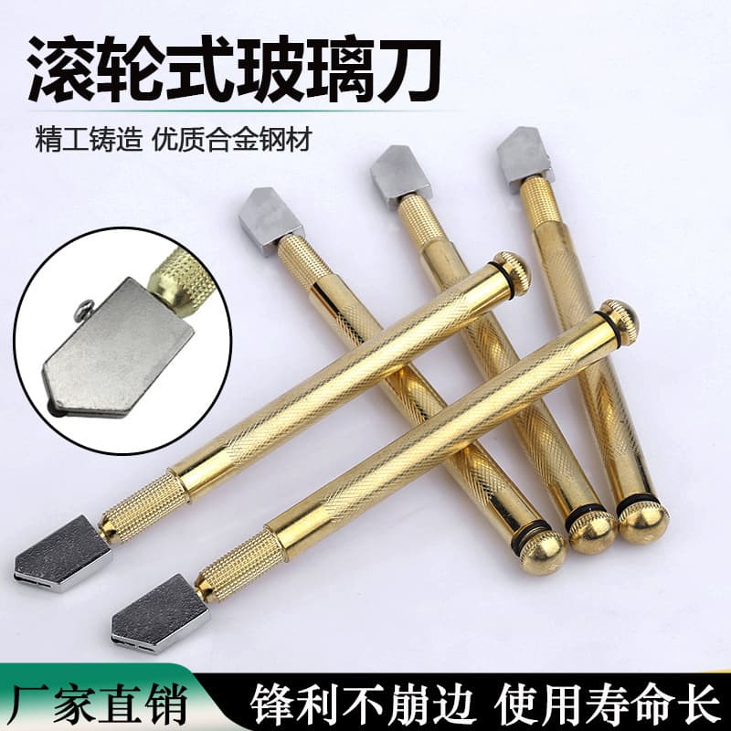 Direct from manufacturer glass cutter for home use, alloy wheel mirror scribing tool, diamond tile cutting knife tool wholesale.