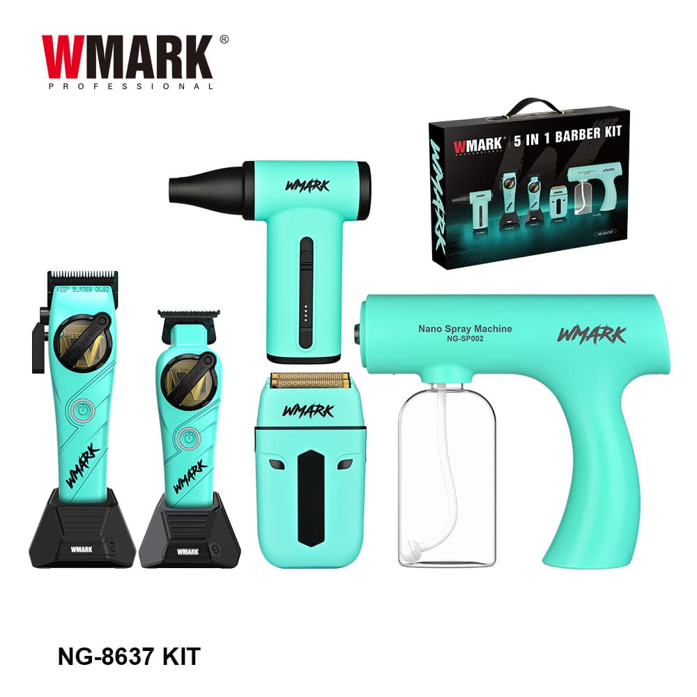 WMARK 5-in-1 Hair Styling Set: Hair Clipper, Shaver, Hair Dryer, Sprayer, Full Salon Tool Kit Wholesale