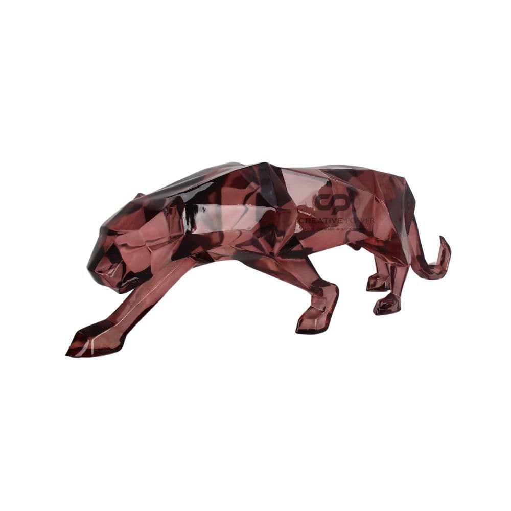 Simple modern resin craft leopard ornaments living room coffee table model room TV cabinet decorative accessories