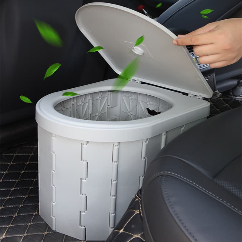 Car toilet portable deodorant mobile emergency outdoor toilet self-driving travel camping adult folding toilet