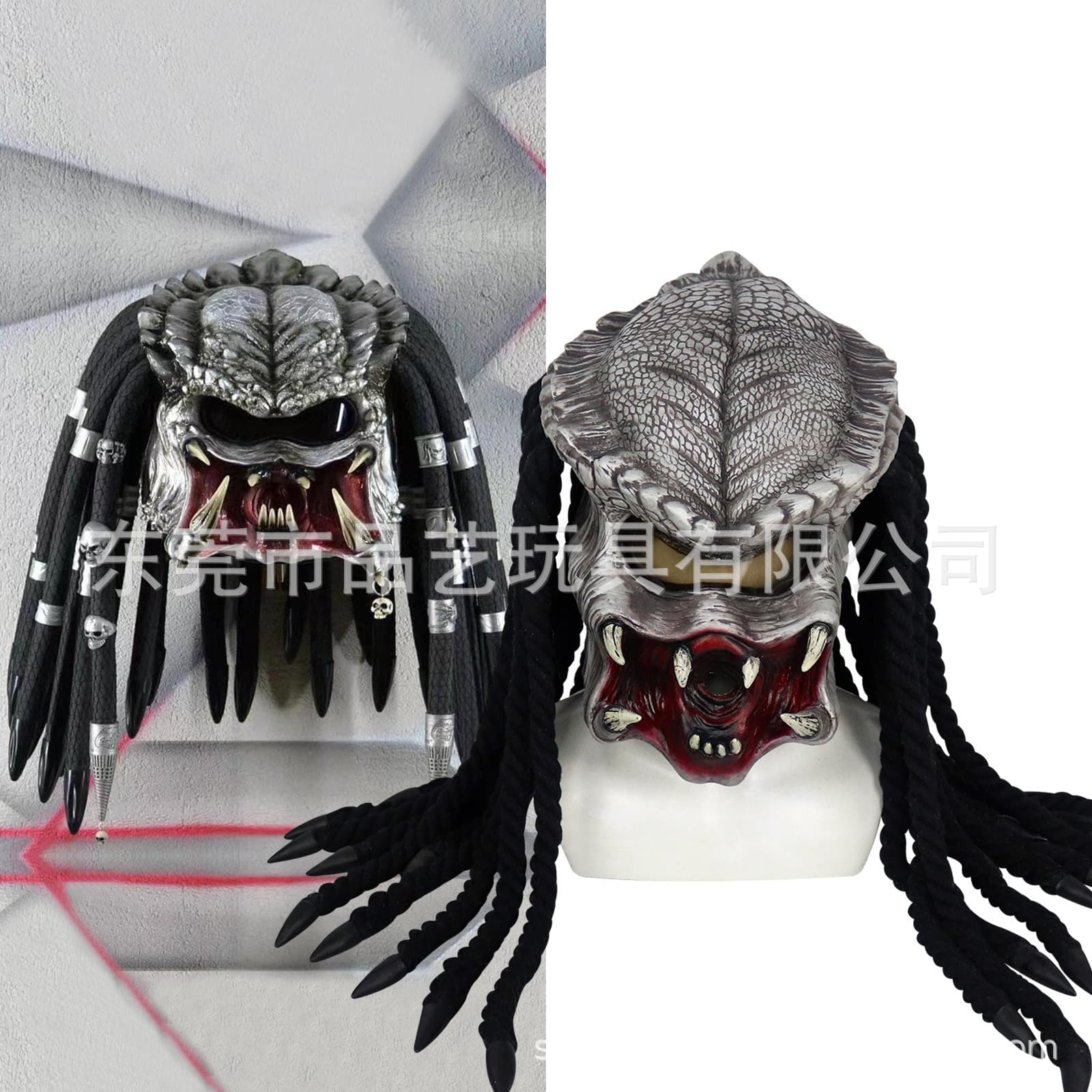 Independent station's popular Predator motorcycle helmet Halloween Predator mask cosplay party props