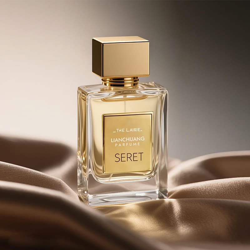 Wholesale 50ml 100ml Square Snap-On Women's Perfume Bottle Cosmetic Bottle Portable Refillable Glass Empty Bottle
