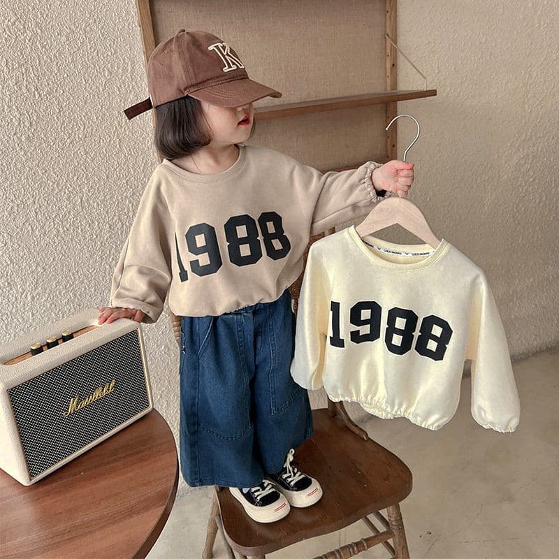 New Customer Discount Girls Sweatshirt Autumn New Kids Baby Fall Jacket Top Printed Korean Loose Fit