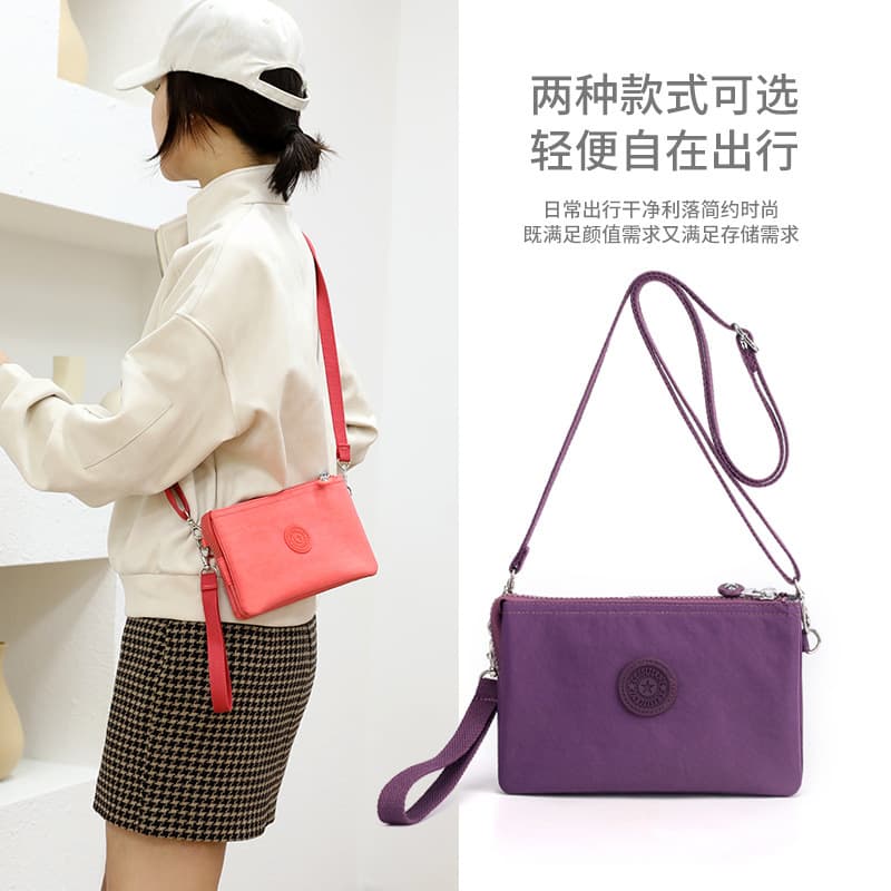 Waterproof Oxford Cloth Handbag Multi-Layer Ladies Shoulder Crossbody Bag Mobile Phone Coin Wallet Casual Mom Bag