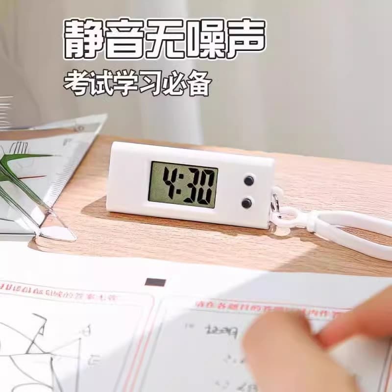 Exam Hanging Watch Student Dormitory Small Electronic Watch Hour Simple Mini Key Clock Timetable Portable Desktop