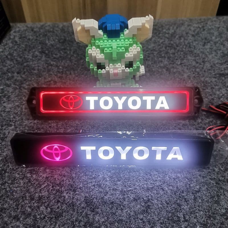 LED Ambient Light for Toyota Grille Emblem RAV4 Corolla Reiz Camry Highlander Modification Decoration