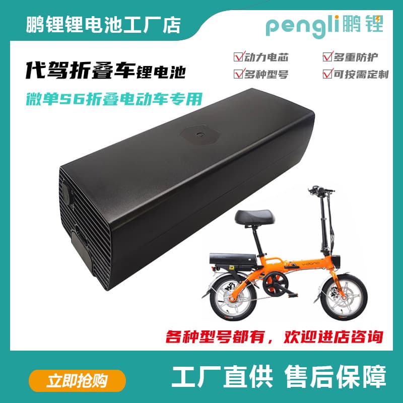 Folding car lithium battery 48V10AH12AH large capacity lithium battery wholesale