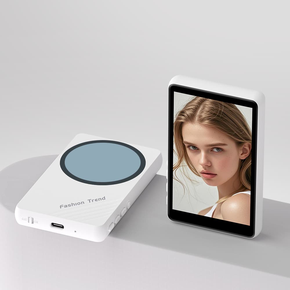 Cross-border mobile phone selfie wireless same-screen device rear split screen device Internet celebrity live broadcast selfie rear view magnetic screen projection device