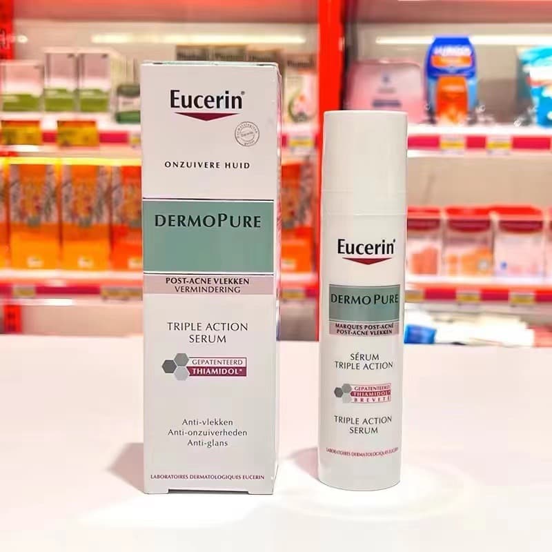 Eucerin Triple Effect Acne Serum 40ml Oil Control Acne Scar Brightening Fade Marks Anti-Acne