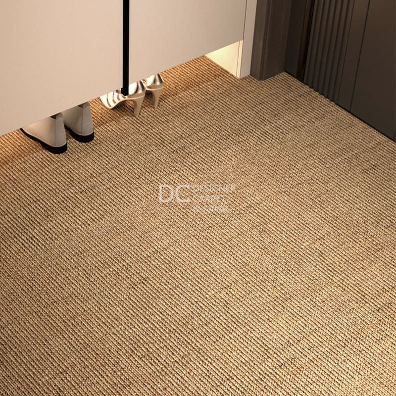 Natural Sisal Entryway Doormat Linen Japanese Style Living Room Entrance Floor Mat Doorway Foyer Balcony Carpet Door Mat Full Coverage