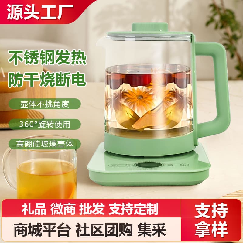 Home Use Automatic Health Pot, Multi-functional Tea and Herbal Decoction Brewer, Office Kettle for Promotional Gifts