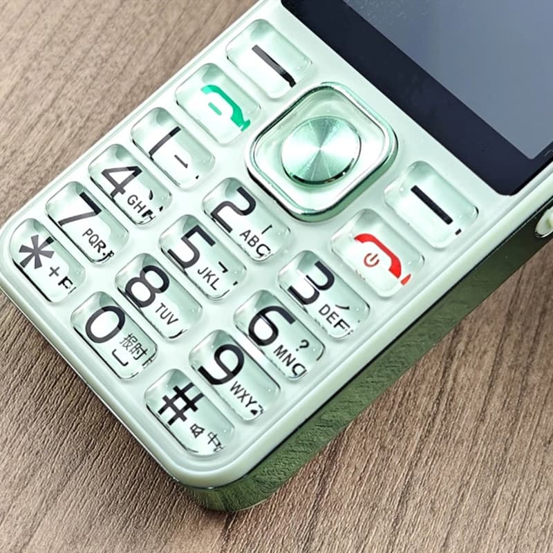Full Network 4G Senior & Student Phone, Upper Craft 5G SIM Compatible, Crystal Buttons, Ultra-Long Standby, 3.0 Large Screen