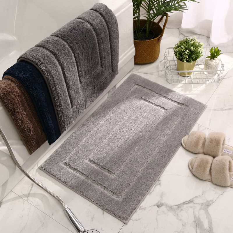 Cross-border Thickened Bathroom Absorbent Floor Mat Toilet Door Mat Anti-slip Mat Entrance Door Mat Household Carpet