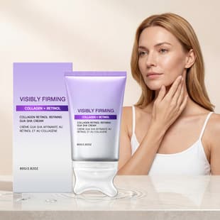 Retinol Moisturizing Massage Cream - Lightweight texture for daily facial care, hydrating, refreshing, and ideal for everyday skincare.