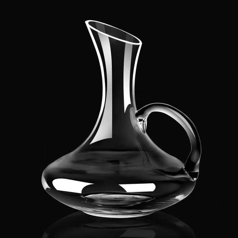 Crystal Glass Wine Decanter Set, Home Wine Accessories with Rapid Aerator, Thickened Creative European-style Goblets