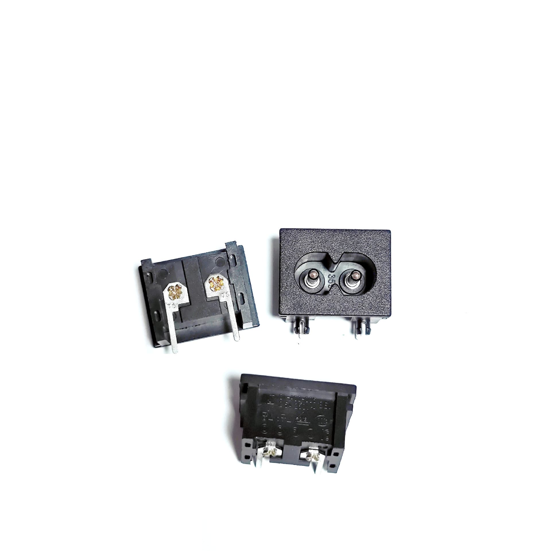 In Stock 23*18 Figure-8 Socket 2.5A Power Laptop Charger C8 Tail Straight Pin 3C VDE UL Multi-Certified