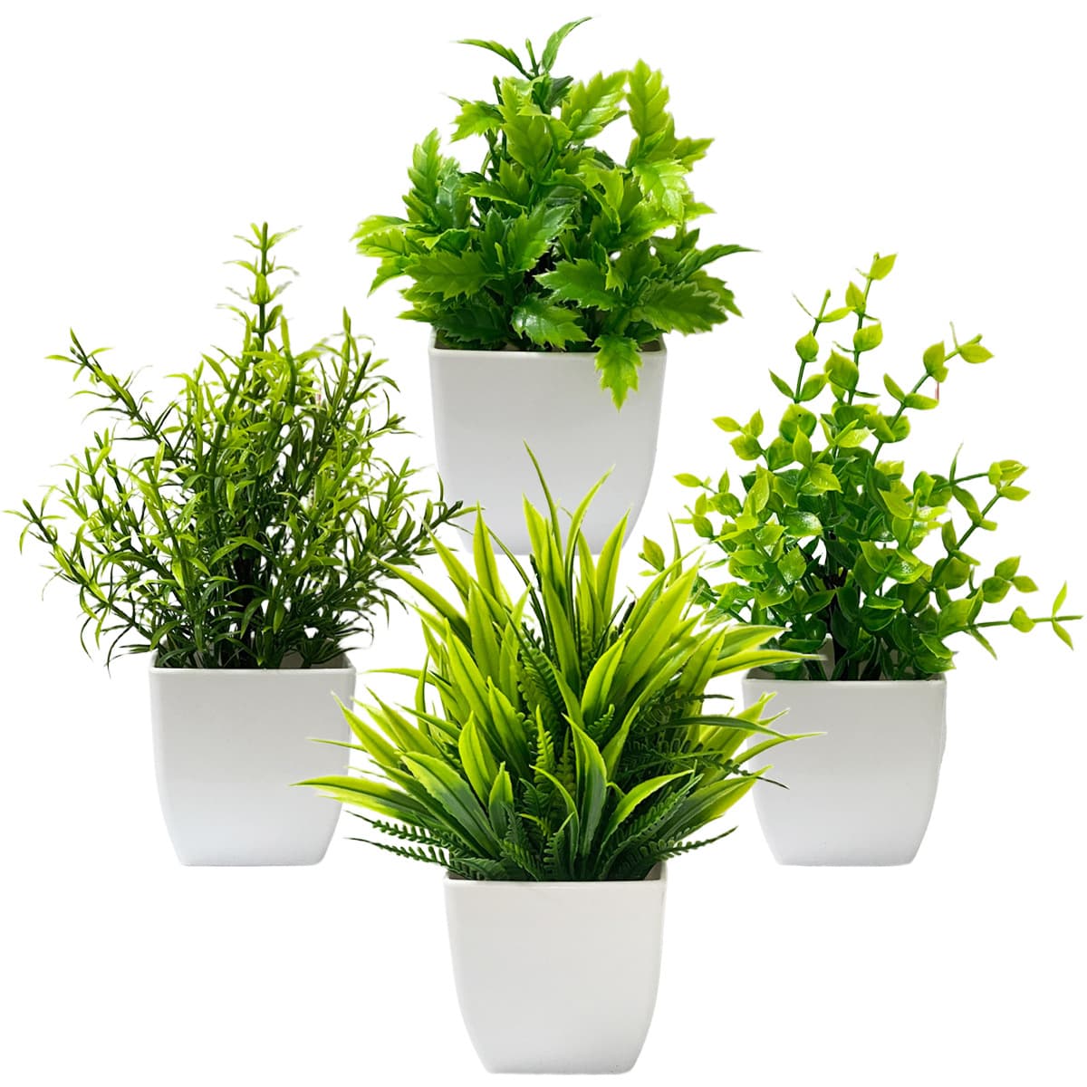 Lavender And Rosemary Artificial Potted Plants Home Decor Office Table Decoration Greenery Office Plants Faux Finish