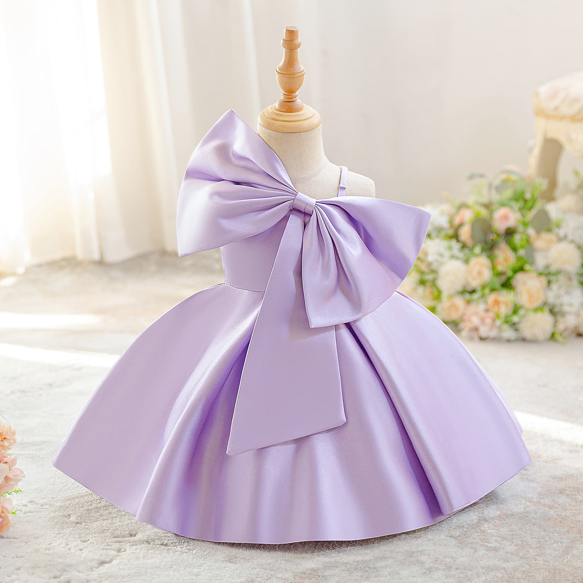 Children's one-year-old dress 2026 new style dress piano performance dress flower girl full moon birthday princess dress