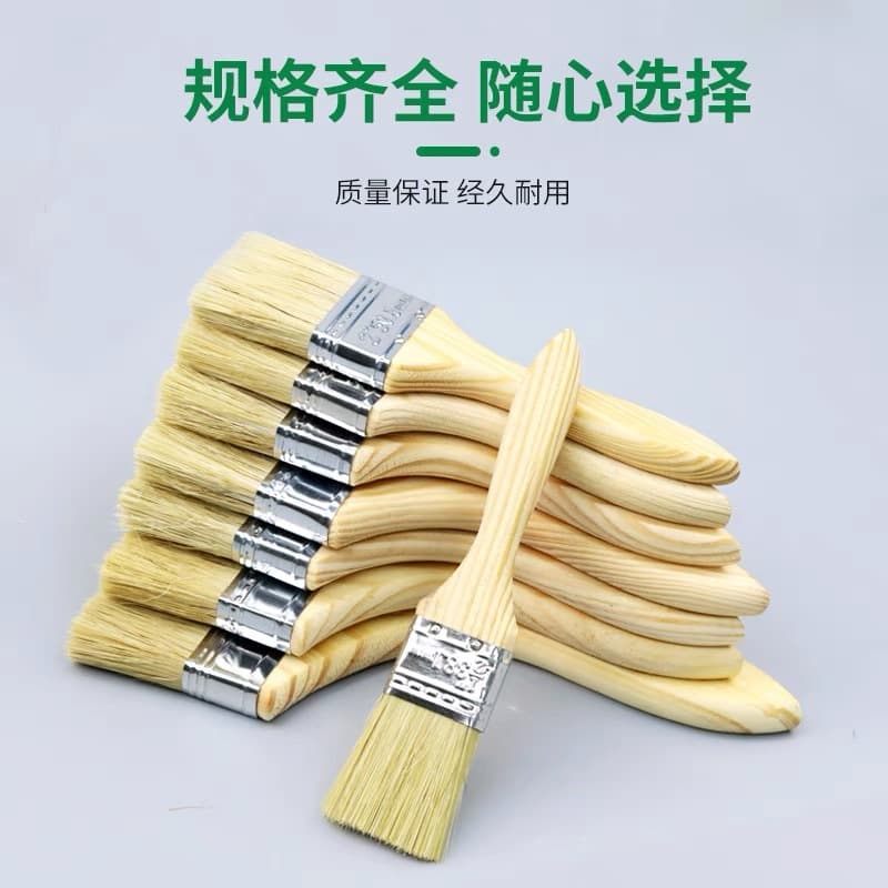 Factory wholesale paint brushes, marine paint brushes, bristle brushes, barbecue brushes, industrial hog bristle brushes, wooden handle brushes