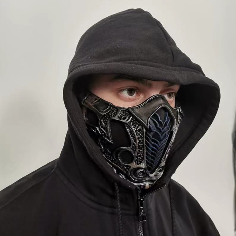 Cross-border exclusive supply of 2021 movie Mortal Kombat masks, film and television cosplay props