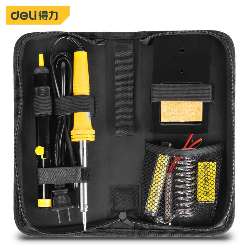 Deli External Heat Soldering Iron, Soldering Pen, Solder Gun, Repair Welding Iron 7-Piece/9-Piece Set