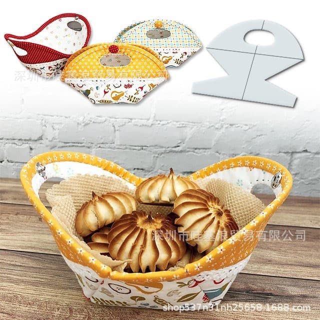 Cookie Basket Bag Templates Sewing Template Patchwork Template Cookie Comfort Template Sewing