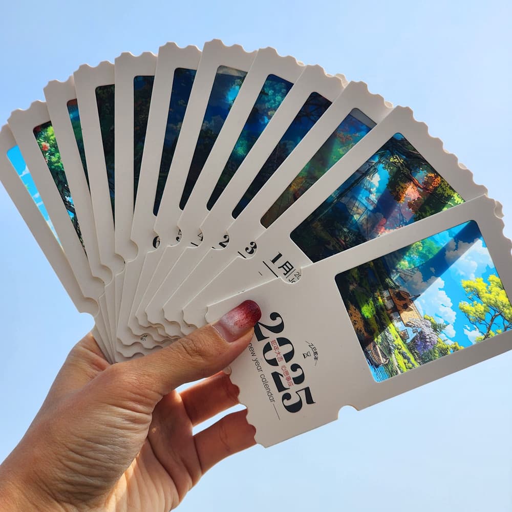 DIY Reversal Film Ticket Stub Bookmark Slide Transparent Card Reflective Glow Retro Movie Film