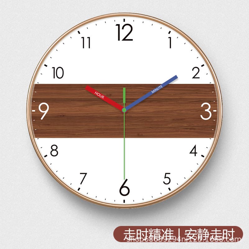 Radio Controlled Wall Clock, Living Room Clock, Simple Nordic Fashion Home Wall Clock, Modern Creative Personality Quartz Clock